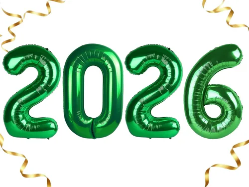 Vista 229 de Globo negro de 40 pulgadas con números del 0 al 9 (cero-nueve), globo de cumpleaños de gran tamaño, globo de helio de aluminio con números grandes