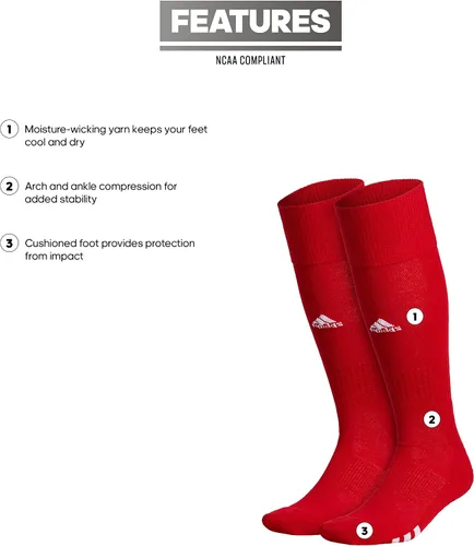 Vista 2 de adidas Rivalry Soccer Socks (2-Pair)