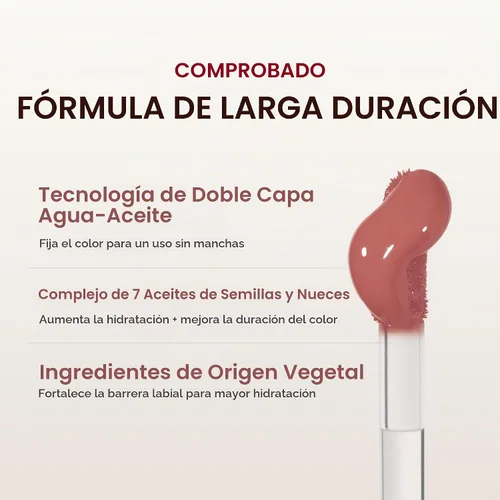 Vista 4 de TONYMOLY Perfect Lips - Tinte impactante, hada, de larga duración, todo el 9 Hada impactante
