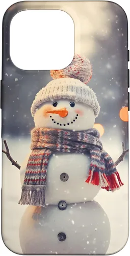Vista 20 de Cute Christmas Snowman Winter Snow Scene Holiday Season Case for iPhone 17