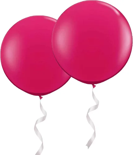 Vista 18 de Globos redondos gigantes de 24 pulgadas, paquete de 10 globos de látex negro para sesiones de fotos, bodas, baby shower, decoraciones de fiesta