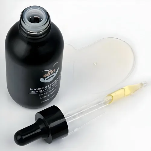 Vista 4 de Aceite de crecimiento de barba de minoxidil al 5%, 2 onzas