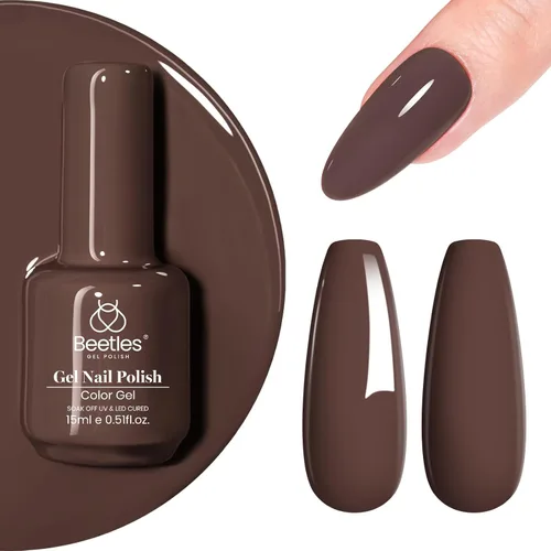 Vista 58 de Beetles - Esmalte de uñas en gel, 1 unidad de 0.5 onzas fluidas (15ml), extracción por remojo, arte de uñas, estética de manicura, bricolaje, curado