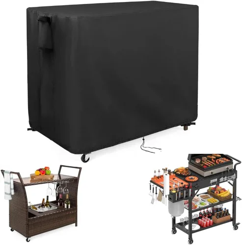 Vista 18 de Funda para Mesa de Trasplante, Cubierta Impermeable para Gabinete de Almacenamiento al Aire Libre Mederla 32"x19"x36", Funda Protectora para Armario