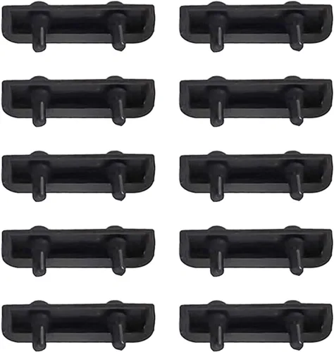 Vista 2 de 4/10/20 piezas de gomas para freidora de aire, parachoques de goma para freidora de aire, placa para freidora de aire, cubiertas protectoras
