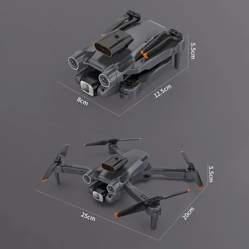 Vista 3 de GoolRC Dron a control remoto, 4K HD doble cámara RC Quadcopter, Drone ESC con función de control de gestos de trayectoria vuelo rollo de 360 grados