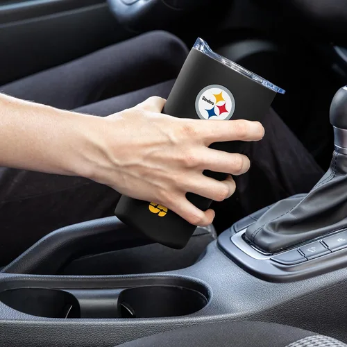 Vista 3 de Rico Industries Vaso de fútbol NFL suave al tacto, fácil agarre