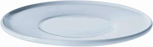 Vista 2 de A di Alessi - Plato para tazones platebowlcup de 4-3/4 pulgadas, color moca, porcelana blanca, juego de 4