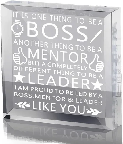 Vista 7 de Blulu Regalos de jefa para mujer, citas inspiradoras, regalos de oficina para mujeres, decoración de oficina de mentor, recuerdo de Navidad