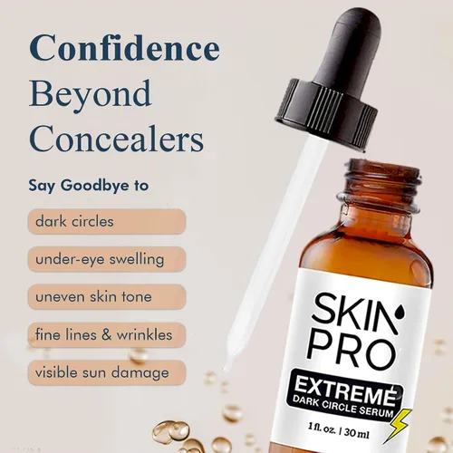 Vista 2 de SkinPro Dark Circles - Tratamiento para debajo de los ojos – Suero para ojos antienvejecimiento, mejora las bolsas de ojos hinchados y el tono