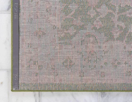Vista 9 de Unique Loom Penrose Collection - Alfombra de área - Krystle (2' 2" x 3' 1" rectangular, verde/beige)