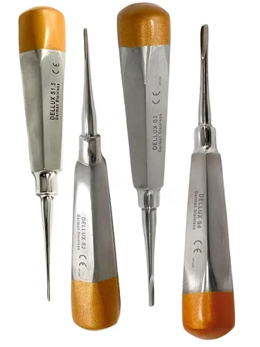 Vista 17 de ArTlAb -Elevadores dentales premium Extracción Extracción Osteotome Periotome Luxating Elevator Apical Spade Cryer Proximator Ascensor Implante