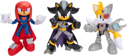 Vista 15 de DC X Sonic The Hedgehog Silver as Green Lantern & Green Lantern 2.5/5 pulgadas Figuras Multipack