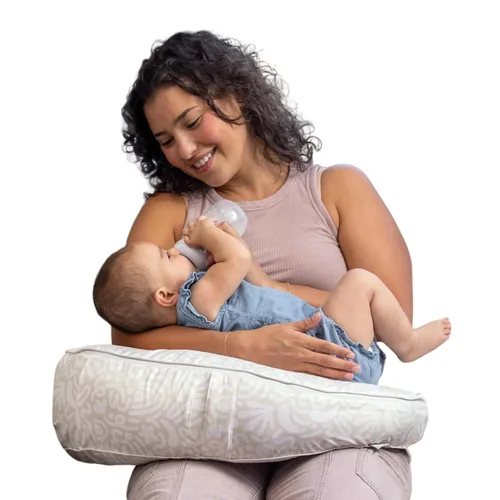 Vista 7 de Boppy Uplift Funda de Almohada de Lactancia - Funda de Almohada de Lactancia y Biberón de Microfibra Suave y Lavable con Cinturón