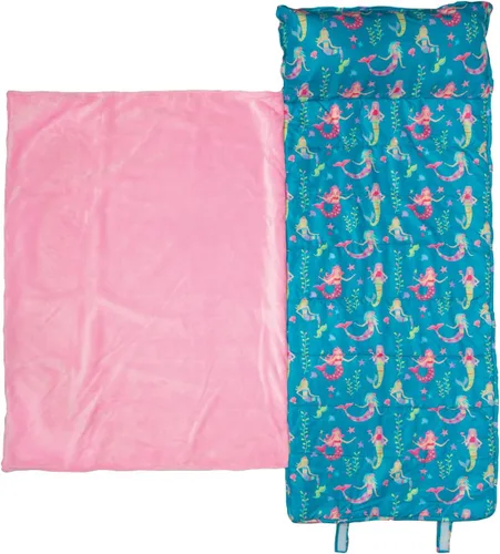 Vista 13 de Stephen Joseph, Toddler All Over Print Nap Mat with Soft Blanket and Removable Pillow for Boys & Girls, Kids Sleeping Bag for Elementary, Daycare