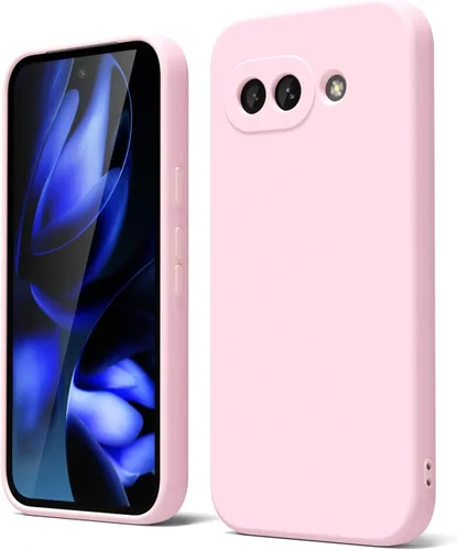 Vista 189 de oakxco para Google Pixel 6A Funda de teléfono de silicona líquida, diseño estético lindo y delgado para mujer y niña, cubierta de gel suave, lisa