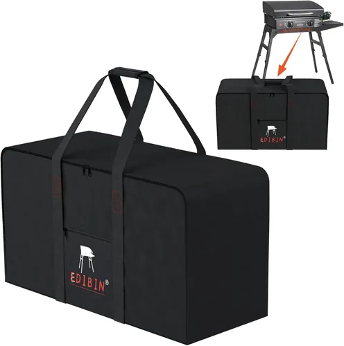 Vista 13 de Bolsa de Transporte para Plancha de 17 Pulgadas Compatible con Plancha de Mesa Blackstone 1814 de 17 pulgadas con Tapa, Compatible Exclusivamente