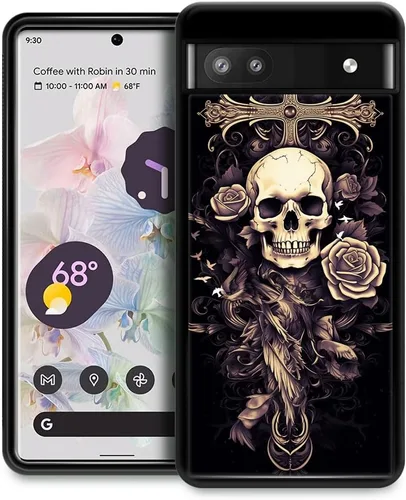 Vista 34 de CARLOCA Funda compatible con Google Pixel 6, diseño gráfico de moda a prueba de golpes, protección antiarañazos y caídas, Google Pixel 6 en blanco