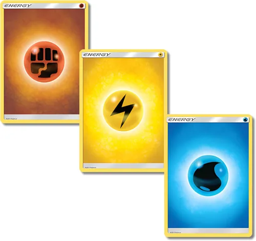 Vista 3 de Pokemon 90 Cards Basic Energy Pack (10 de cada tipo)