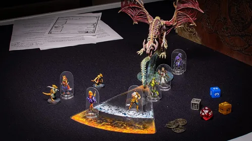 Vista 2 de Arcknight Plantillas AOE de efectos de hechizos de mazmorras y dragones, accesorios DND, juego completo de marcadores de área de efecto para D&D 5E