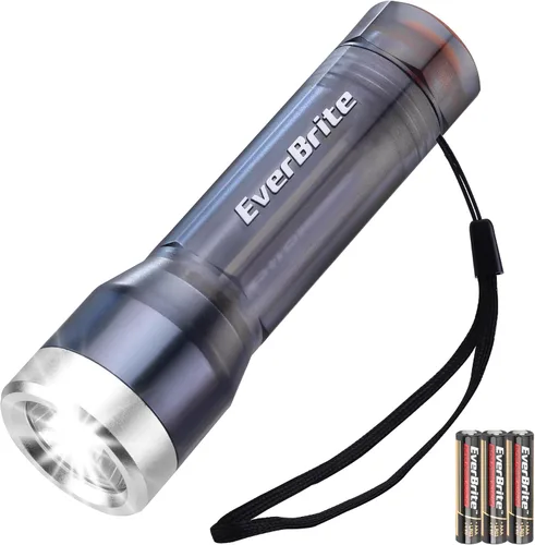 Vista 10 de Everbrite linterna mini, linterna LED con 3 modos, incluye 3 pilas AAA, linterna pequeña resistente al agua para emergencias y campamento, rosa