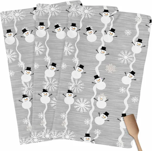 Vista 15 de Toallas de cocina rústicas de girasol, papel de periódico retro marrón rústico de microfibra absorbente para platos de cocina, toalla de baño