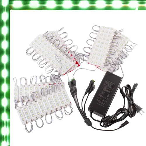 Vista 7 de Luz LED para ventana de escaparate, 60 pies, color verde más brillante 5630 con fuente de alimentación de 12v con certificación UL