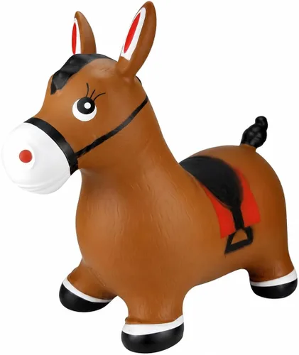 Vista 20 de INPANY Juguetes Saltarines de Vaca de Animales de Granja para Regalos de Niña de 2 Años, Montable Saltarín de Toro para Niños Pequeños, Caballo