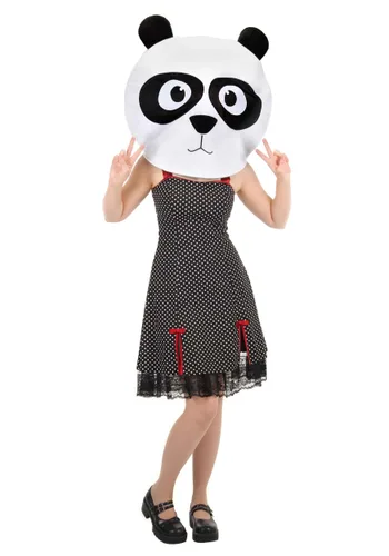 Vista 2 de Cabeza MASKOT - Panda Multicolor