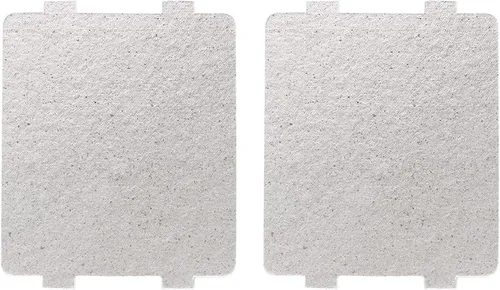 Vista 2 de 2 láminas universales para microondas y placas de mica (4.25 x 3.9 pulgadas) High Temperature Heat Insulation Board, Waveguide Cover fits for Galanz