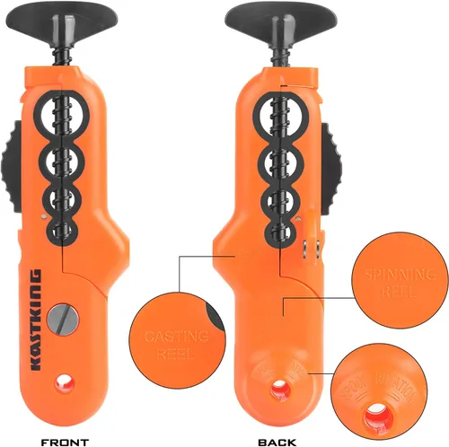 Vista 9 de KastKing Carrete de Línea Radius Patentado, Herramienta Compacta de Enrollado de Línea de Pesca para Carretes Giratorios y Carretes de Lanzamiento