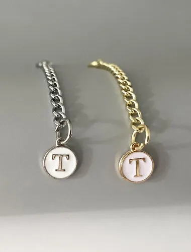 Vista 4 de Stanley Cup - 2 piezas de accesorios de letras con nombre de identificación inicial con mango personalizado para vaso Stanley