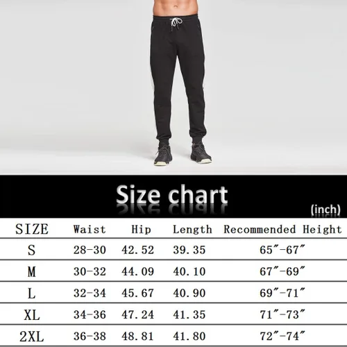 Vista 6 de Tansozer - Pantalones deportivos para hombre, ligeros, entallados, informales, bolsillos con zíper