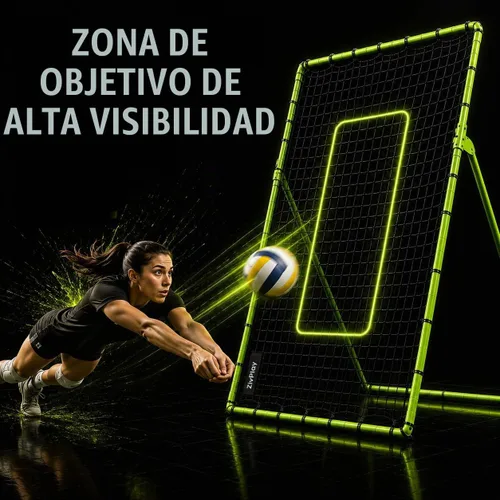 Vista 7 de Equipo de práctica de rebote de pelota de voleibol de red de rebote de pelota de voleibol