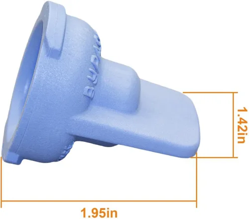 Vista 8 de WP12664501 para refrigerador Whirlpool - Tapón de derivación del filtro W11395888 12664501SP para EveryDrop - Ranura del filtro 4 - 1 paquete