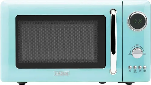 Vista 10 de Haden Horno microondas de 700 vatios y 0.7 pies cúbicos con controles digitales, descongelación e inicio instantáneo para encimera, pequeño