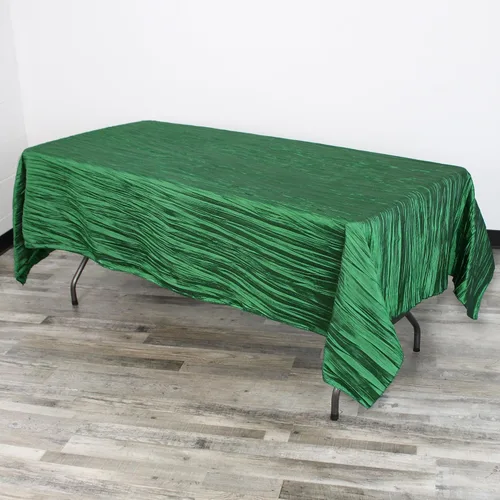 Vista 26 de Mantel rectangular de tafetán arrugado de 60 x 102 pulgadas, color rubor, manteles rectangulares para mesas rectangulares de 6 pies, mantel