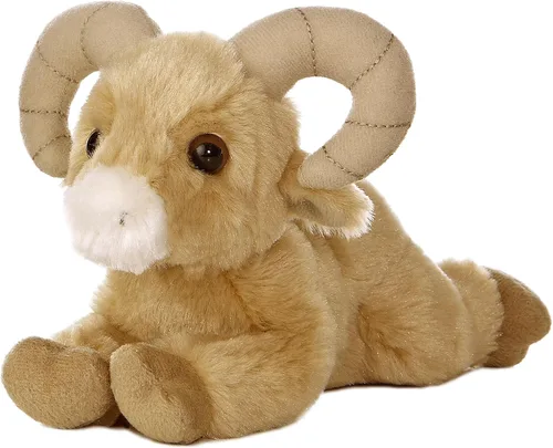 Vista 95 de Aurora® Adorable Mini Flopsie™ Mei Mei™ Animal de peluche, facilidad juguetona, compañeros atemporales, color blanco, 8 pulgadas