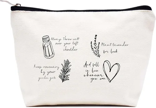 Vista 81 de LIBIHUA Bolsa de maquillaje para mujer, bolsa de cosméticos regalos para ella, bolsa de viaje femenina, Beige, 1 en mi era de Lacrosse Mom