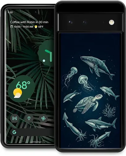 Vista 70 de CARLOCA Funda compatible con Google Pixel 4A 5G, diseño gráfico de moda, a prueba de golpes, antiarañazos, protección contra caídas, para Google