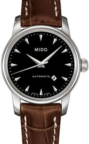 Vista 3 de Mido MIDO-M76004188 Baroncelli Jubilee Analog Display Reloj suizo automático marrón para mujer, Marrón, Moderno