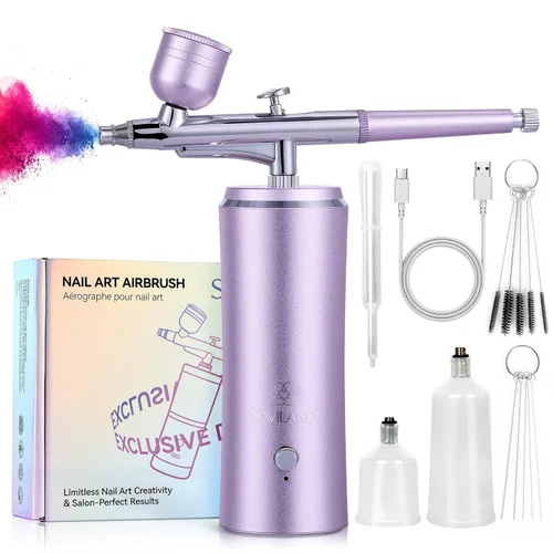 Vista 12 de Kit de Limpieza de Aerógrafo SAVILAND: Kit de Limpieza de Aerógrafo Instantáneo 240ml de 10S, Libre de Acetona con Bajo Olor, Incluye Cepillo