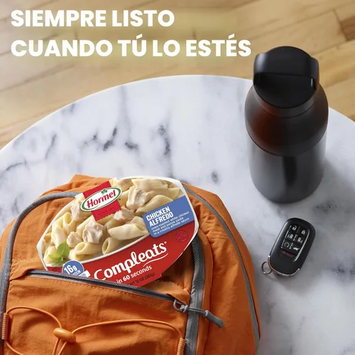 Vista 10 de HORMEL COMPLEATS Chicken Alfredo, bandeja para microondas, 10 onzas (paquete de 6)