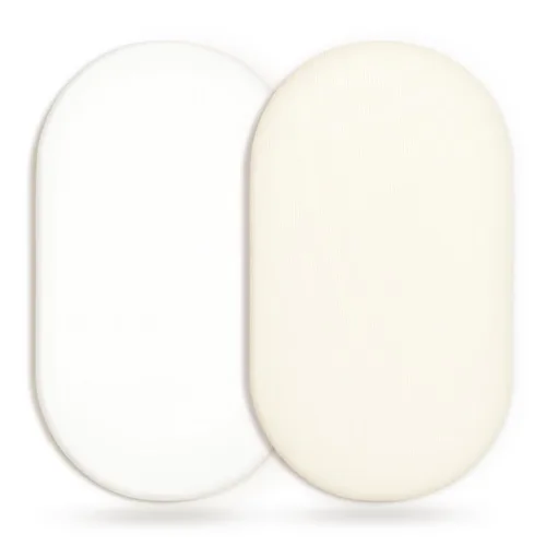 Vista 9 de GRSSDER Sábanas de Moisés Ajustables Elásticas Ultra Suaves, Paquete de 2, Ajuste Universal para Moisés, Cuna de Bebé, Canasta Moisés, Colchón Oval