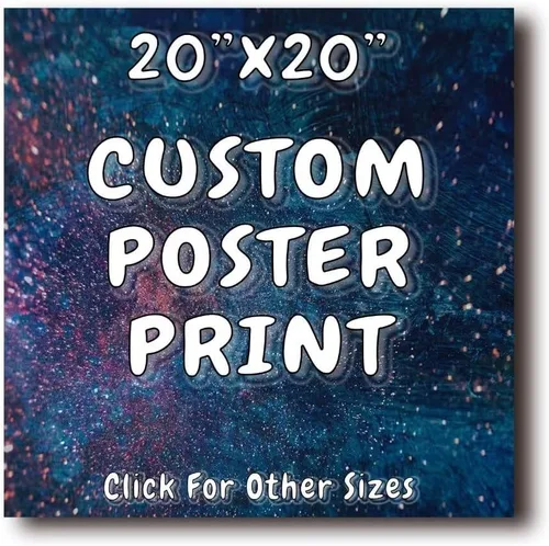 Vista 6 de Sube tu imagen o foto: impresión personalizada de foto a póster, impresiones artísticas de pared de 8 x 8 pulgadas