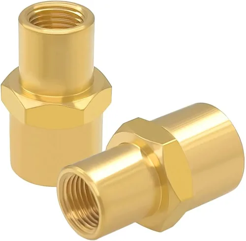 Vista 9 de Hooshing 2PCS Reductor de tubería 1/2 "x 1/4" NPT Acoplador reductor hembra