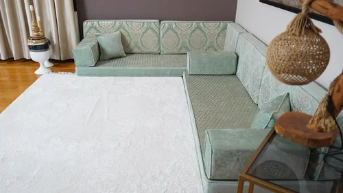 Vista 3 de arabicsofa Cojín de Piso Diwan Árabe – Juego de Asientos de Sofá Majlis Tradicional Árabe