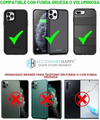 Vista 2 de Funda de nailon para cinturón de teléfono celular de grado militar para Android Samsung iPhone 16, 16 Pro, 15, 15 Pro, 14, 14 Pro, 13 Pro, 12, 12