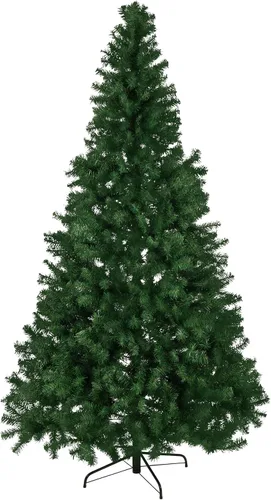 Vista 8 de Elf Stor - Árbol de Navidad artificial preiluminado de 7.5 pies con soporte Verde Oscuro