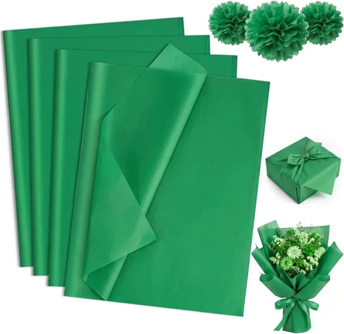 Vista 11 de woric 160 hojas de papel de seda azul para bolsas de regalo de 20 x 14 Combinado azul